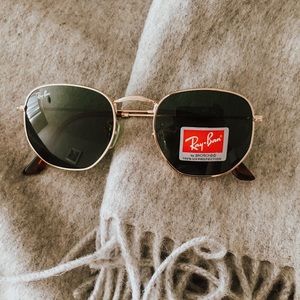 Ray bans hexagonal metal sunglasses